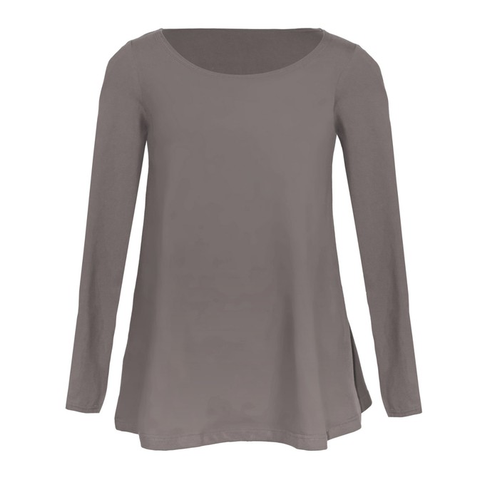 Organic tunic Afra, cinder (grey) from Frija Omina