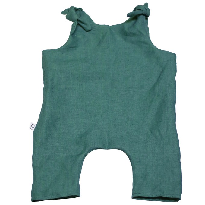 Baby romper from hemp seagreen from Frija Omina