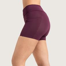 Recycling Running Shorts tinto (red) via Frija Omina