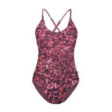 Recycling swimsuit Frøya Juvel + tinto (red) via Frija Omina