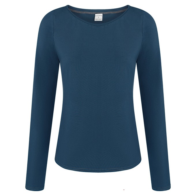 Organic long sleeve Ubu, indico from Frija Omina