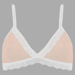 Set: Bio bra + hipster panties Spitze, nude from Frija Omina