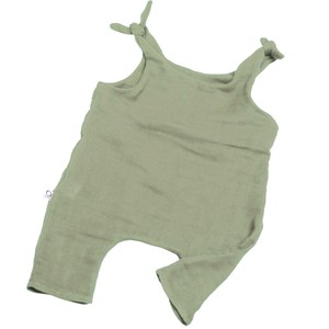 Baby romper from organic muslin light grey from Frija Omina