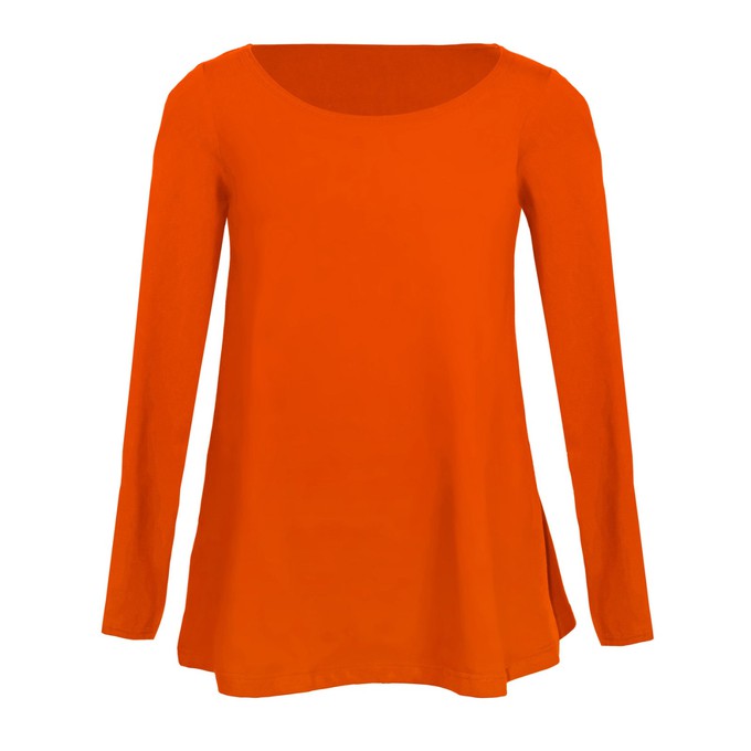 Organic tunic Afra, orange from Frija Omina