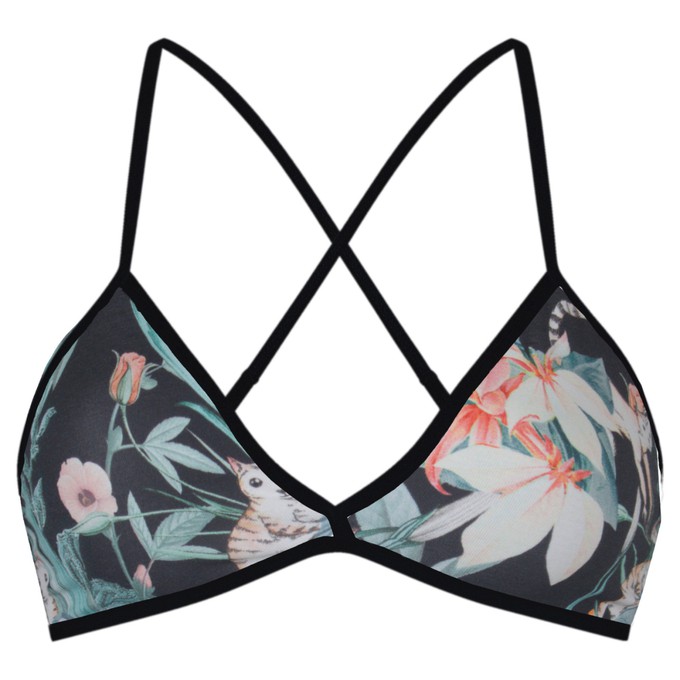 Bio bra Jungle (blue) from Frija Omina