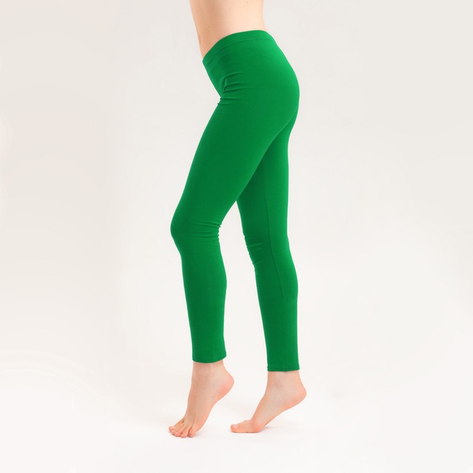 Bio Leggings uni green from Frija Omina