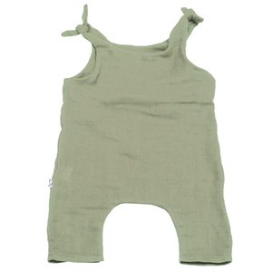 Baby romper from organic muslin light grey from Frija Omina