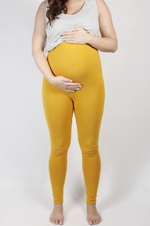 Organic leggings Mama, saffron from Frija Omina