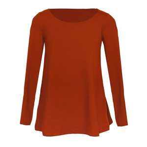 Organic tunic Afra, rust (orange) from Frija Omina