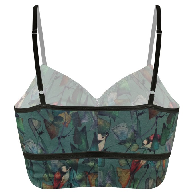 Organic bustier Yoga Ginko (green) from Frija Omina