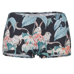 organic panties Erna pattern Jungle (blue) from Frija Omina