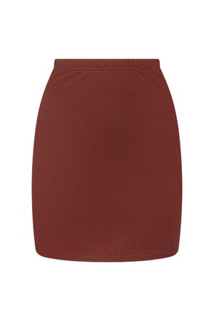 Organic skirt Snoba, aubergine from Frija Omina