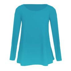 Organic tunic Afra, tourquise (blue) via Frija Omina