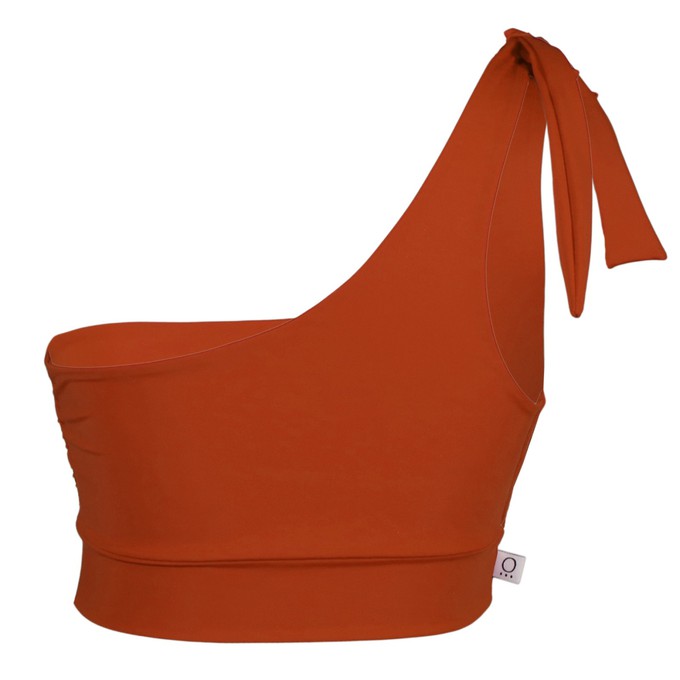 Recycling bikini top Acacia rust (orange) from Frija Omina