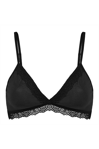 Bio bra "Spitze" black from Frija Omina