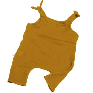 Baby romper from organic muslin saffron (yellow) from Frija Omina