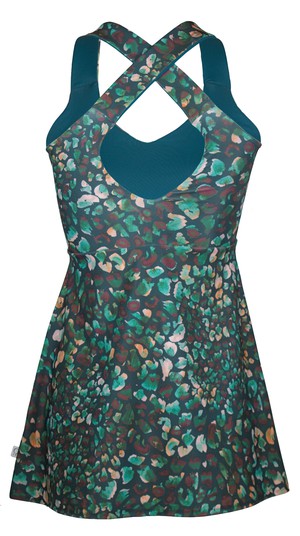 Recycling swim dress / Tankini Mare Juvel + smaragd (green) from Frija Omina