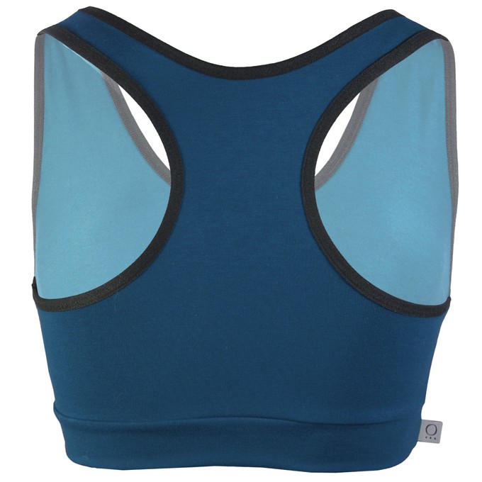 Organic sports top Athla dark blue from Frija Omina