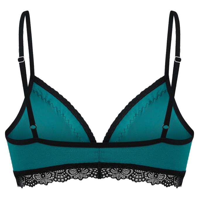 Bio bra "Spitze" teal from Frija Omina