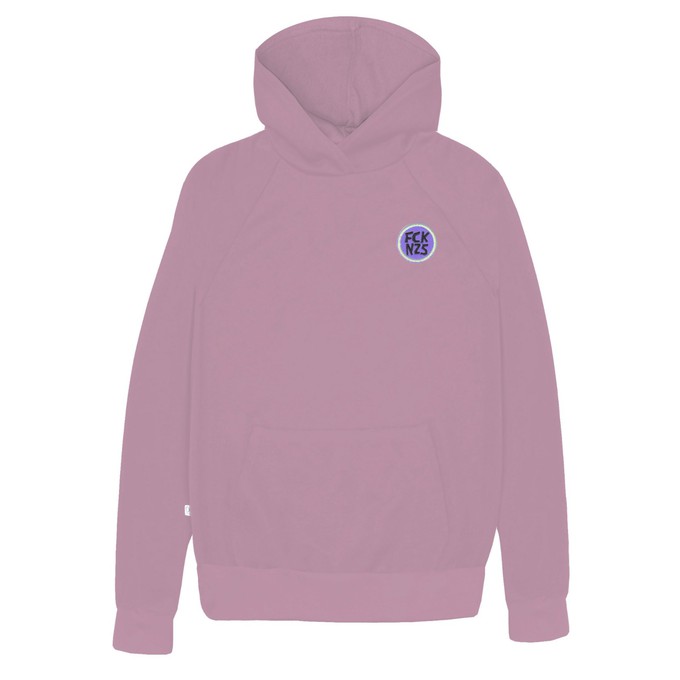 Hoodie FCK NZS lilac (violet) from Frija Omina