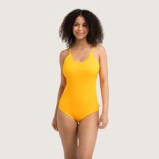 Recycling swimsuit Frøya, mango (yellow) via Frija Omina