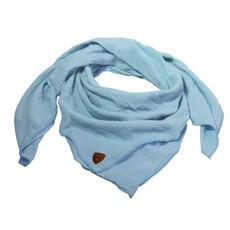 Musselin-Cloth/ Mull-Bandanna Skarna liht blue / grey via Frija Omina