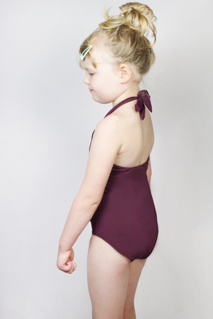 Recycling swimsuite Bowje Petite, tinto / vino from Frija Omina