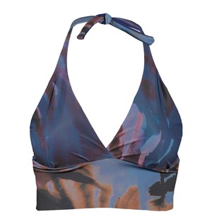 Recycling bikini top Fjordella Palm + blue from Frija Omina