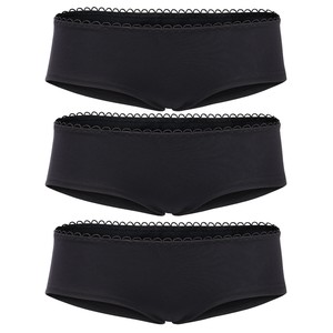 Bio hipster panties set: black x3 from Frija Omina