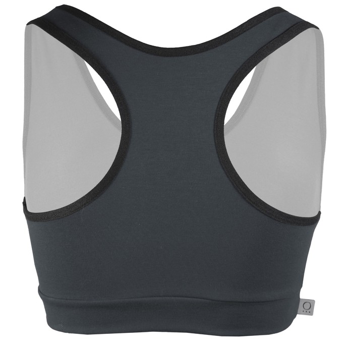 Organic sports top Athla anthracite (grey) from Frija Omina