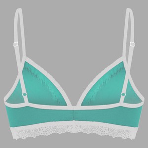 Set: Bio bra + hipster panties Spitze, mint from Frija Omina