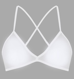 Bio bra, white from Frija Omina