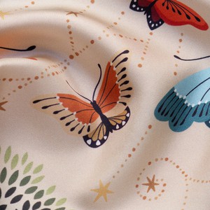 The Moon Butterfly Silk Square Scarf from GAÂLA