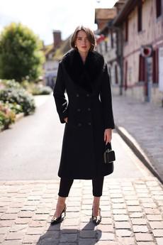 Anna Faux Fur Coat via GAÂLA