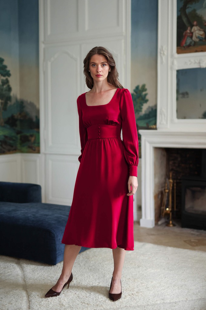 Rouge Tencel Dress from GAÂLA