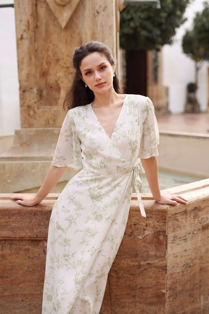 Flora Wrap Dress from GAÂLA