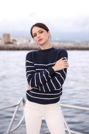 Marine Merino Wool Sweater from GAÂLA