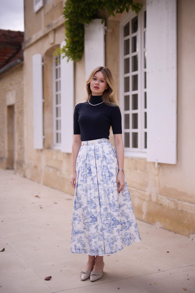 Florence Toile De Jouy Skirt from GAÂLA