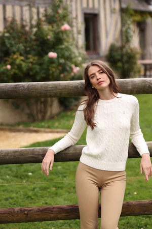 Christina Cable Knit Sweater from GAÂLA