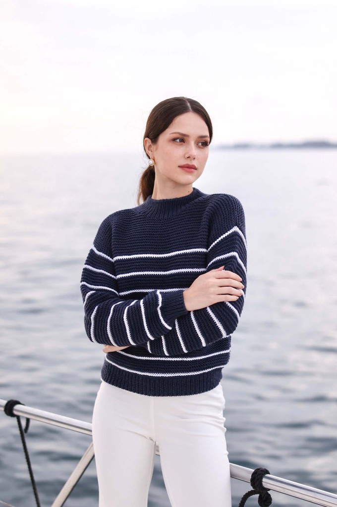 Marine Merino Wool Sweater from GAÂLA