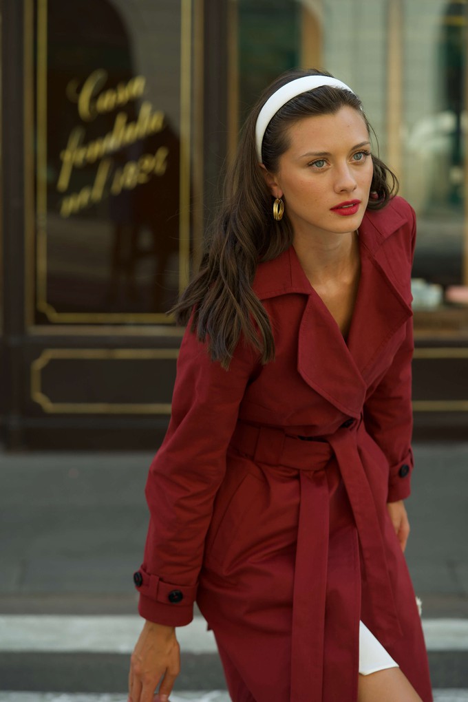 Benedicte Cotton Trench Coat from GAÂLA