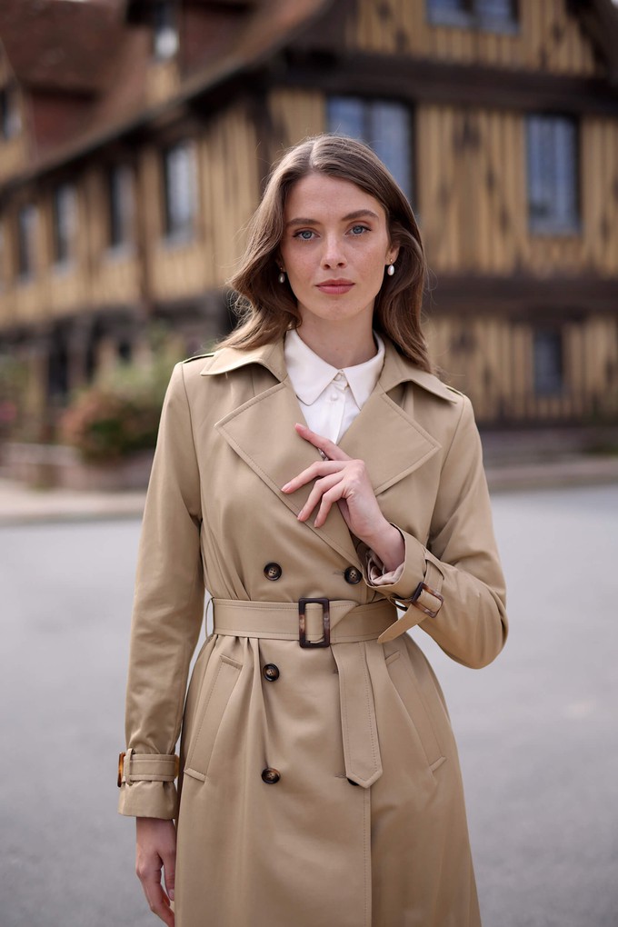 Nicole Cotton Trench Coat from GAÂLA