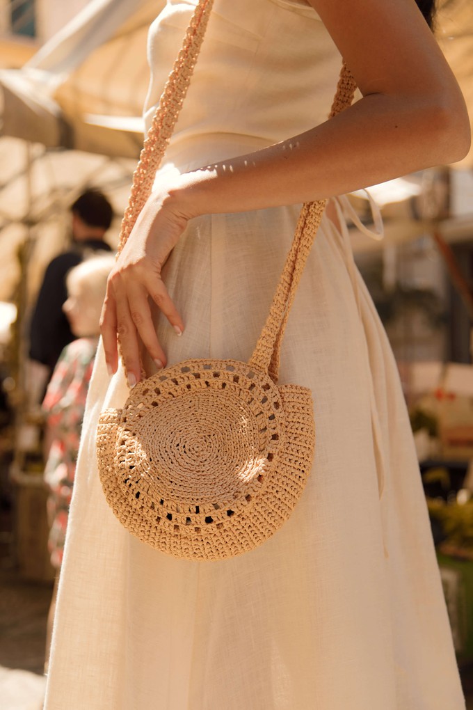 Giulia Hand-woven Rafia Bag Gift from GAÂLA