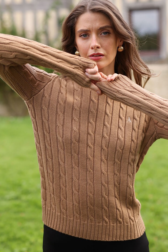 Christina Cable Knit Sweater from GAÂLA