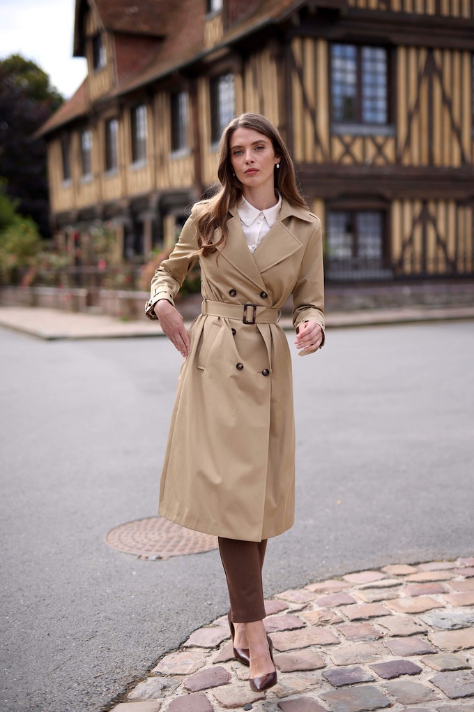 Nicole Cotton Trench Coat from GAÂLA