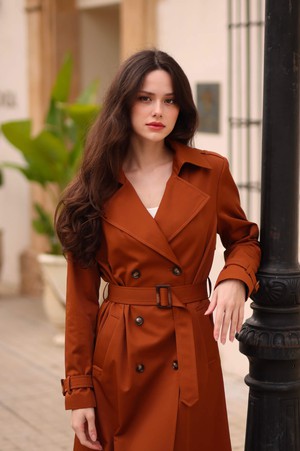 Nicole Cotton Trench Coat from GAÂLA