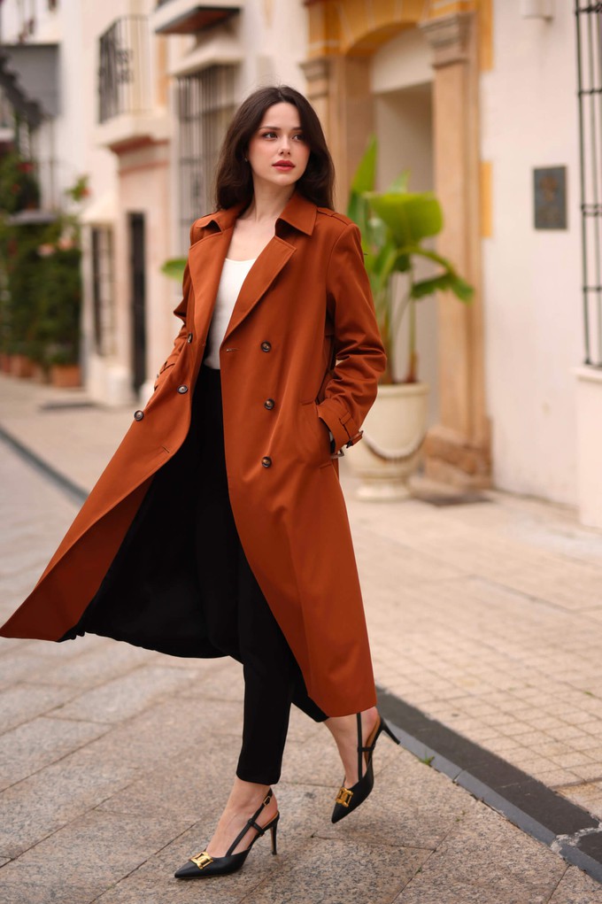 Nicole Cotton Trench Coat from GAÂLA