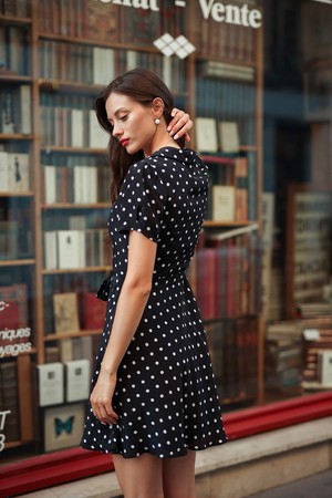 Belle Polka-Dot Dress from GAÂLA