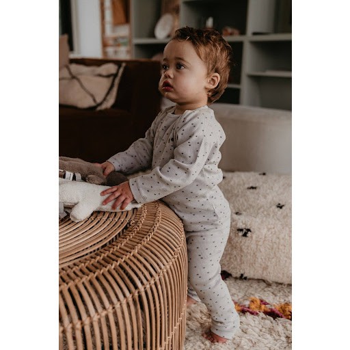 Kinderpyjama 100% biologisch katoen – Smokey Green Rainbow from Glow - the store