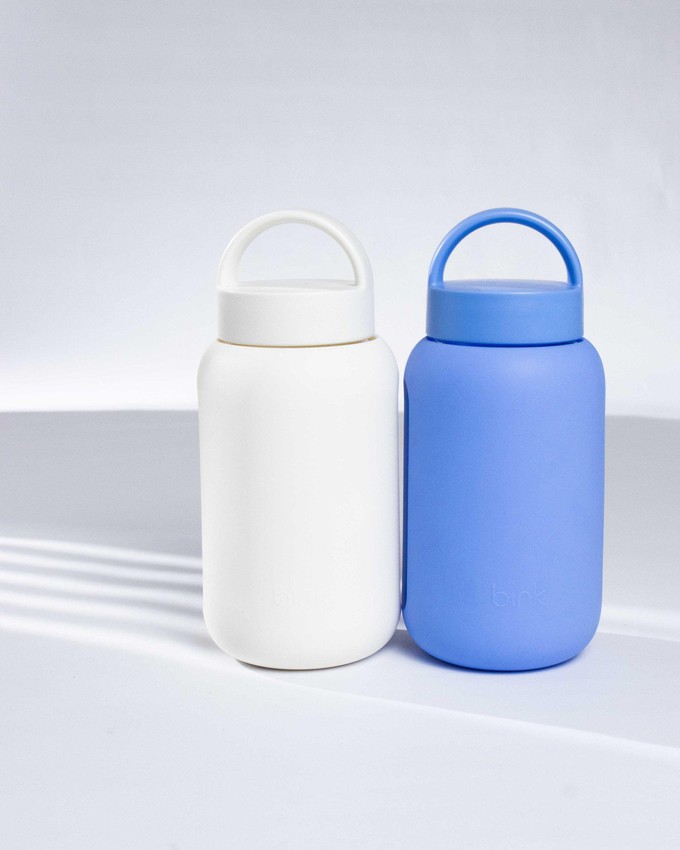 Glazen drinkfles | MINI BOTTLE | Cornflower from Glow - the store